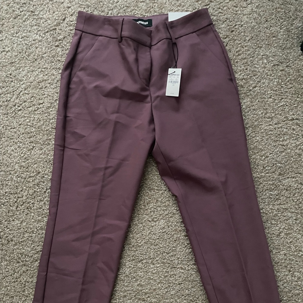 NWT Express Purple Dress Pants